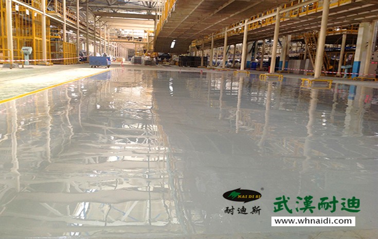 十一東本沖壓車間環(huán)氧自流平地坪工程