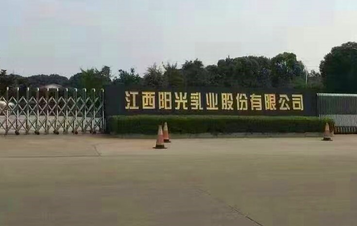 江西陽(yáng)光乳業(yè)環(huán)氧自流平彩砂地坪工程