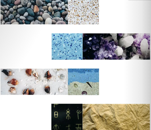 環(huán)氧磨石地面獨特的裝飾效果，依靠的主要元素是什么？