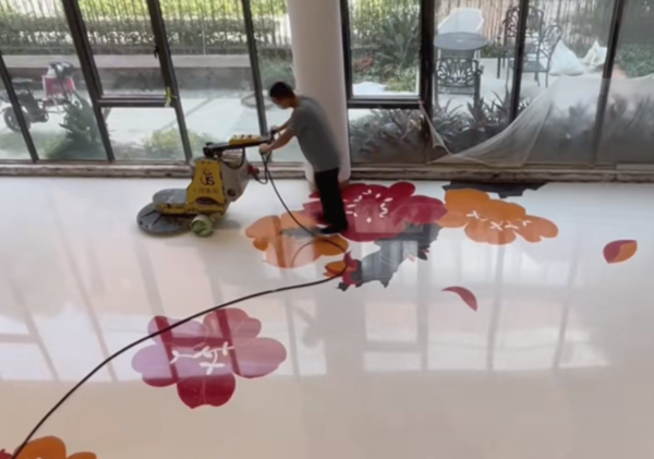 環(huán)氧磨石萬一地面被刮花或出現(xiàn)損壞如何修理？